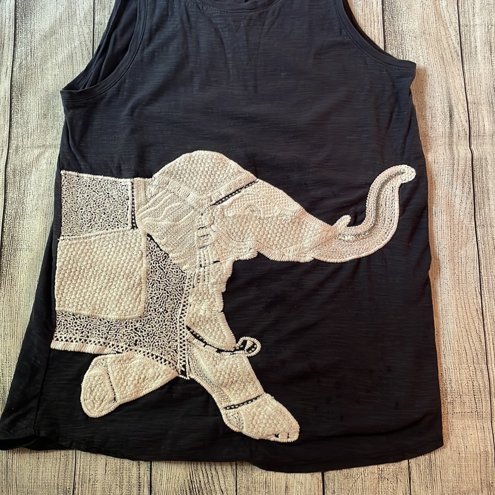 Embroidered Lucky Elephant Tank